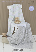 Leaflet 4605 - Snuggly Spots DK Crochet  blanket