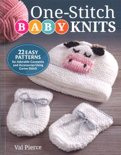 A picture of One-Stitch Baby Knits, by Can Do Books, on a white background.