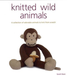 A picture of Knitted Wild Animals, by Can Do Books, on a white background.